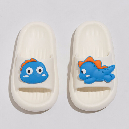Children's Dinosaur Slippers Blue Size 5.5-6 Years 2
