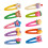 10St Haaraccessoires Kawaii Fruit Clips Assorti Kleur 7