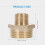 2St Tuinslang Adapter Van Messing, Stevige En Verbinding 2