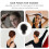 1Lichtebruine Haar Extension Ponytail Afro Puff Met Clip 4