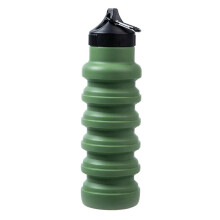 (Army Green) Travel Cup Compression Cups Home Outdoor Telescopic Mugs 5 Colors to Choose