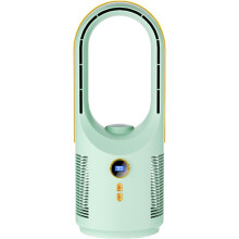 Bladeless Desktop Air Cooler Fan Green 7 Color LED Portable Cooling Fan Home Office