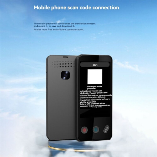 Voice Translator Device Multi 139 Languages Translation Portable Photo Record Text Translator Machine 2
