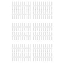 120Pcs Plastic Grass Trimmer Blades Lawn Mower Trimmer Accessories Lawn Mower Blade Cordless Trimmer Garden Tool