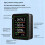 Luchtkwaliteitsmeter met beugel, zwart, 1 stuk 3
