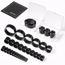 Leather Circle Cutter Tool Set Circle Punch Tools High Carbon Steel Round Punch Dies, Punching Tools for DIY Crafts