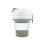 (Grey) Collapsible Cup Silicone Cup Folding for Hot and Cold Drinks Beach Pink 1