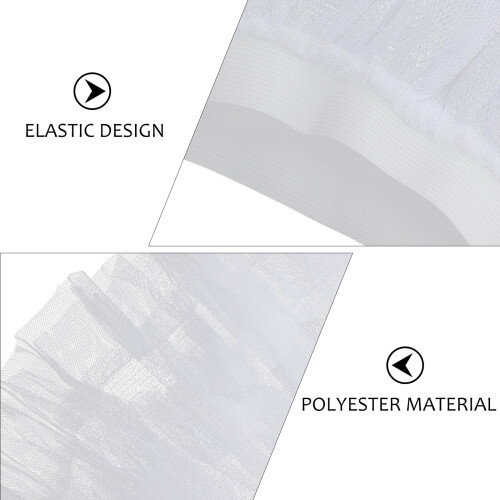 1Lichte Polyester Jurk Onderskirt Feestelijke Accessoires
