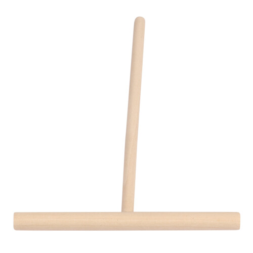 Practial T Shape Crepe Maker Pancake Batter Wooden Spreader Stick Home Kitchen Tool Kit DIY Use 2