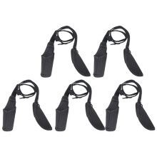 5Pcs Fishing Rod Holder Strap 59cm-130cm Fishing Pole Sleeves Belt Rod Protector Adjustable Cover for Fishing Rod Tube