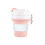 Collapsible Cup Silicone Cup Folding for Hot and Cold Drinks Beach Pink 2