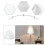White Glass Lamp Shade Simple Lampshade for Ceiling Light Cover 2