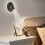 Mounted Eye Protection Rotatable Wall Reading Light Full Spectrum Spotlight LED Lamp Sconce Bedside Square White 5