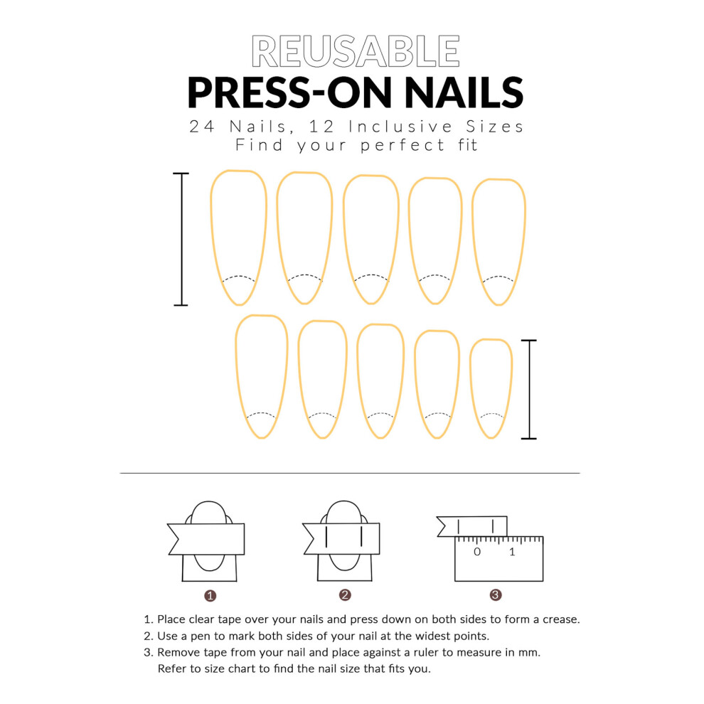 Dcph-Clothing 3D Bow Fake Nails - Durable & Comfortable For Women