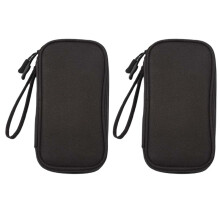 Data Cable Storage Bag Power Charging Cable Bag Box Digital Storage Bag U Disk Headphone Hard Drive Storage Box Black