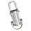 (A) Mini LED COB Flashlight USB Rechargeable Torch Keychain Lamp Portable Pocket 1