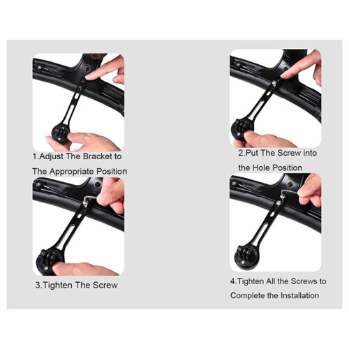 Carbon Fiber Bicycle Handlebar Computer Holder Bicycle Speedometer Holder Handlebar Extender for  Bryton Wahoo 1