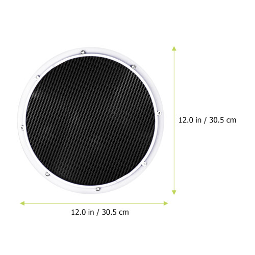 1Practice Drum Pad ABS Carbon Fiber Drum Training Mat 1