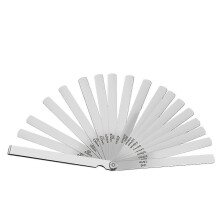 Stainless Steel Feelers Gauges Standard Offset Valves Thickness Gauges Tool for Measuring Gaps Width Thickness Woodworking