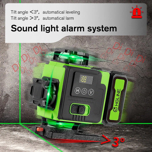 2025 4D 16 Line Green 360° Self Levelling Laser 2