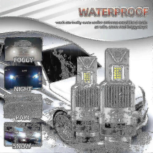Plug and play LED bulbs for BMW D4S D4R D2S D2R 2
