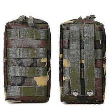 (4) 600d Oxford Outdoor Military Tactical Bag Edc Molle Tool Zipper Waist Accessories Durable Tool Bags Belt Comouflage Pouch Hunting Airsoft Cs