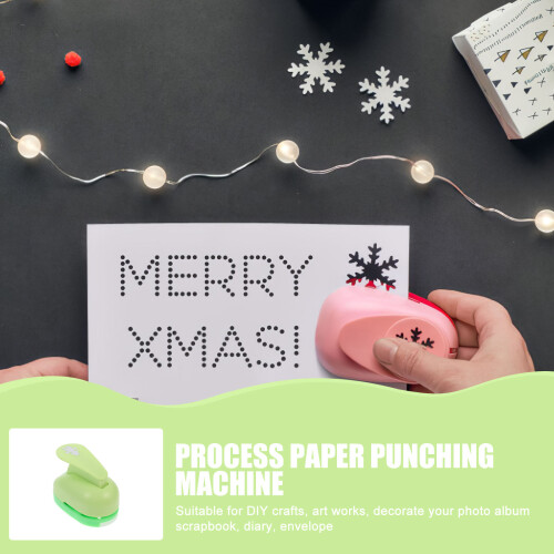 1X Compacte DIY Paper Punch Voor Scrapbook En Creatieve Kunstwerken 2