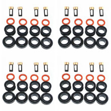 4X Injector Repair Kit Fuel Injector Seal O-Ring Kit Seals Filters for Wrx Sti Legacy 195500-3910 16611-AA510