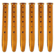 U-shaped tent stakes 6pcs aluminum alloy for snow and sand