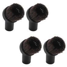 4Stück 32mm Staubpinsel Staubwerkzeugaufsatz für Staubsauger Rundes Pferdehaar