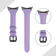 (Style J Google Pixel Watch 2, Light purple) For Google Pixel Watch 2/Pixel Watch Genuine Watch Band 20mm Bracelet Strap with Black Connector