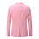 Wedding suit for groom - slim fit 2-piece solid color set 4