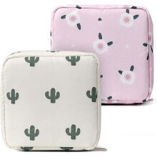 Sanitary Napkin Storage Bag,Menstrual Cup Pouch,Nylon Portable Sanitary Napkin Pads Storage Bags