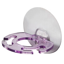 (Purple) Space-Saving Toothbrush Holder for Kitchen & Hotel