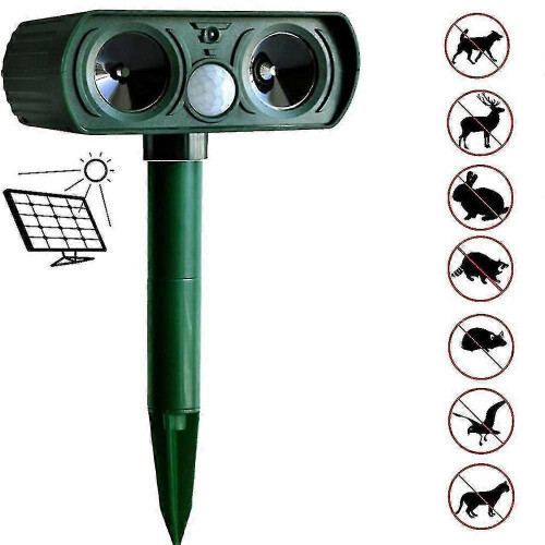 Cat Repellent, Ultrasonic Animal Repeller, Waterproof Solar Repellents