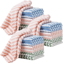 Mikrofiber rengøringsklude ultrabløde absorberende fnugfri