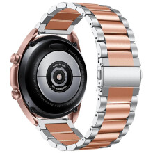 (Style E Other Smartwatch Model, Pink gold) For Garmin Vivomove/Vivomove HR Watch Strap Quick Release 20mm Watchband with Folding Clasp