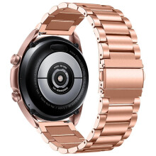 (Style I Other Smartwatch Model, Pink gold) For Garmin Vivomove/Vivomove HR Watch Strap Quick Release 20mm Watchband with Folding Clasp