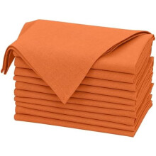 Leinen-Servietten, 12er-Set, 45,7 x 45,7 cm, Baumwoll-Leinen-Mischung