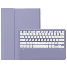 (Purple, Multicolor) AH19 For Honor Pad 9 HEY2-W09 Ultra-Thin Leather Tablet Stand Cover Bluetooth Keyboard - Pink