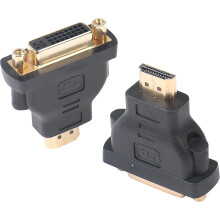 HDMI-zu-DVI-D-Adapter (Stecker auf Buchse, vergoldet, 2er-Pack)