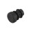36 Pcs Plastic 12mm Pipe End Blanking Caps Bung Tube Insert Plug Round Black 9