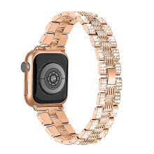 (Style C Apple Watch SE (2022), Multicolor) For Apple Watch Series 6/5/4/SE 44mm/SE (2022) 44mm Thread Watch Band+Shiny PC Watch Case Cover