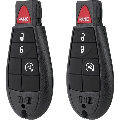 Télécommande de remplacement pour Dodge Ram GQ4-53T (lot de 2) 2
