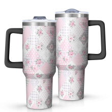 Pioneer blommigt isolerat tumbler 40oz