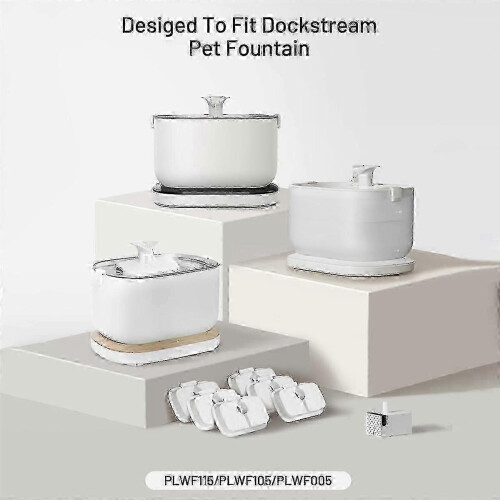 Pet fountain replacement filters for Dockstream WF105 - 12 pack 1