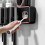 Toothbrush Holder with Toothpaste Dispenser and 2 Cups, Wall Mounted Bathroom Organizer 3