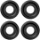 Black Nylon Ceiling Medallion 10" OD 4" ID 1" P 4 Pack 1
