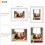 Weißes Bilderrahmen-Set, 6er-Pack – 8x10 Zoll, Wand- oder 4