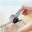 Diamond draagbare ventilator, oplaadbare mini handventilator met 5